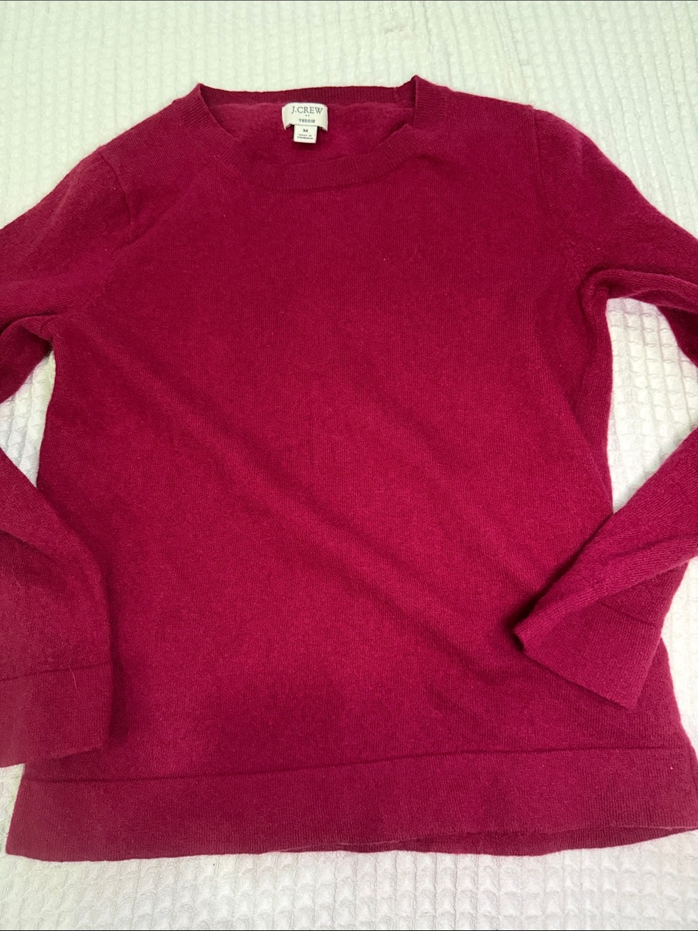 J. Crew Crewneck Teddie long sleeve size M